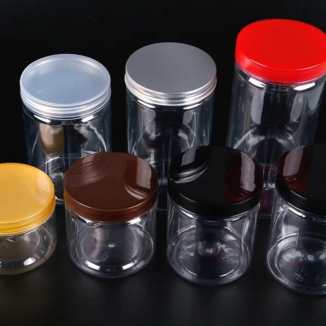 Clear Pet Plastic Type Peanut Butter Jar 200g 250g 300g Packing Jars