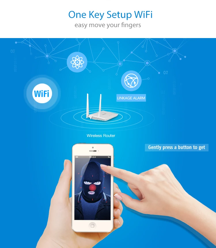 alexa echo compatible smart home indoor 720P mini wifi tuya camera