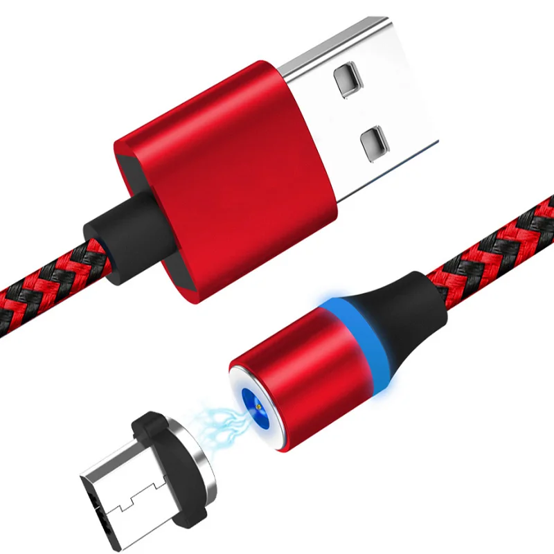Amazon Hot-selling Braided Design USB Cable 1 2 3 Magnetic Connectors USB Data Cable for Iphone XS And Smartphone