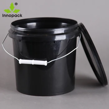 Download 10l/ 13l / 15l Black Plastic Bucket For Chemical Paint ...