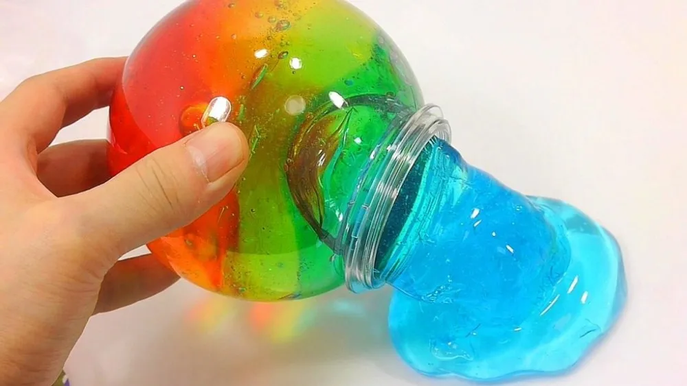 jumbo jelly bouncy milky slime