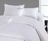 Luxury Cotton White Hotel Quilt Duvet Bed Cover Set