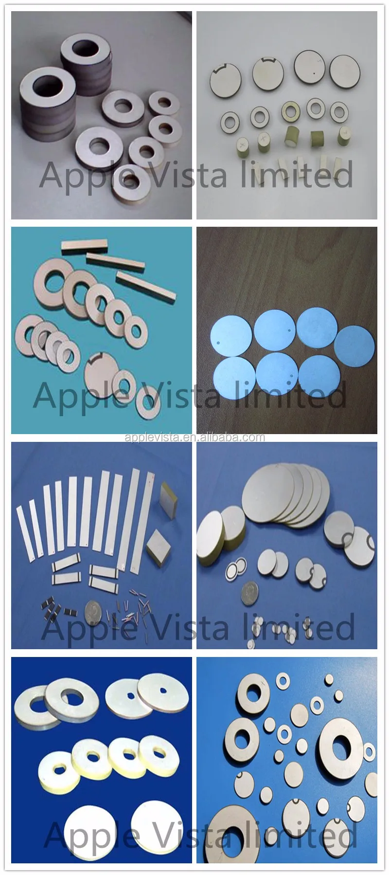 Ultrasonic Piezoelectric Ceramic Manufacturers Supply Pzt Piezo Ceramic