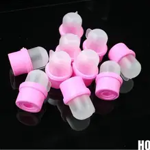 New 2015 10PCS New Reusable Nail Art Soakers Wearable Acrylic Tips Polish Remover