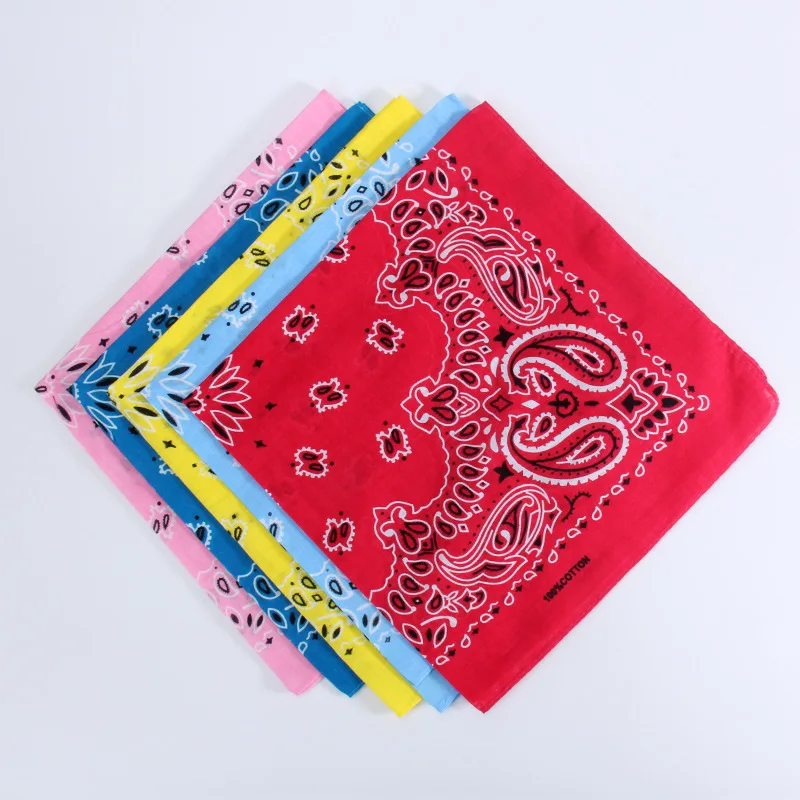 Stylish 100 Cotton Printed Custom Square Bandana Buy Square Bandana