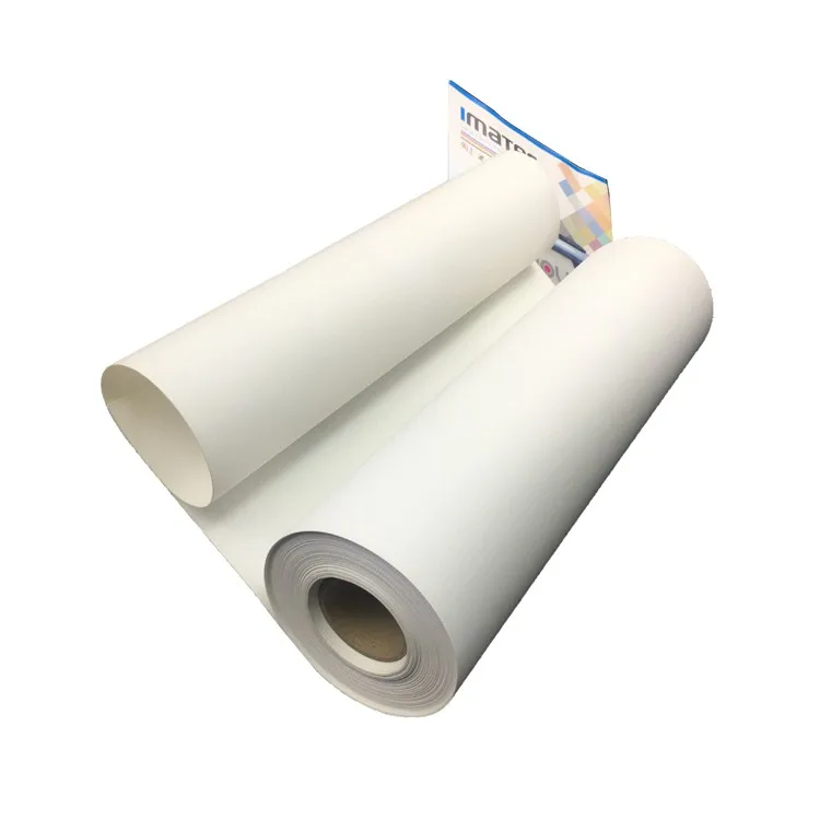 Wholesale White Premium 260gsm Glossy Solvent Polyester Printing Canvas