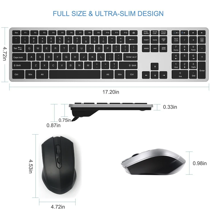 Ce Ultra-thin Oem All In One Computer Wireless Bluetooth Mouse And ...