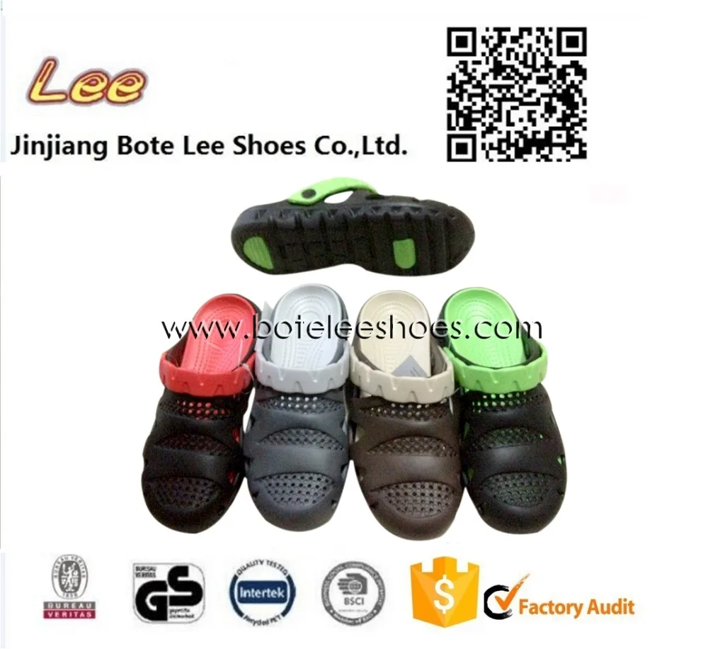 2016 double color croc slippers eva clogs shoes