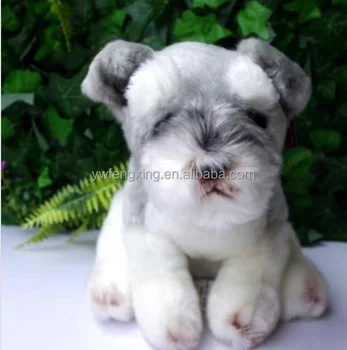 white schnauzer stuffed animal