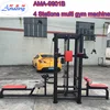 Professional Multi Station Gym / Commercial Professional include seated low row ,lat pull down ,vertical knee raise