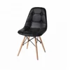 factory wholesale dining chair wooden dining chair in PVC sponge