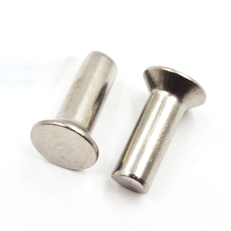 Carbon Steel Nickle Plated Countersunk Head Flus mount Solid Rivet