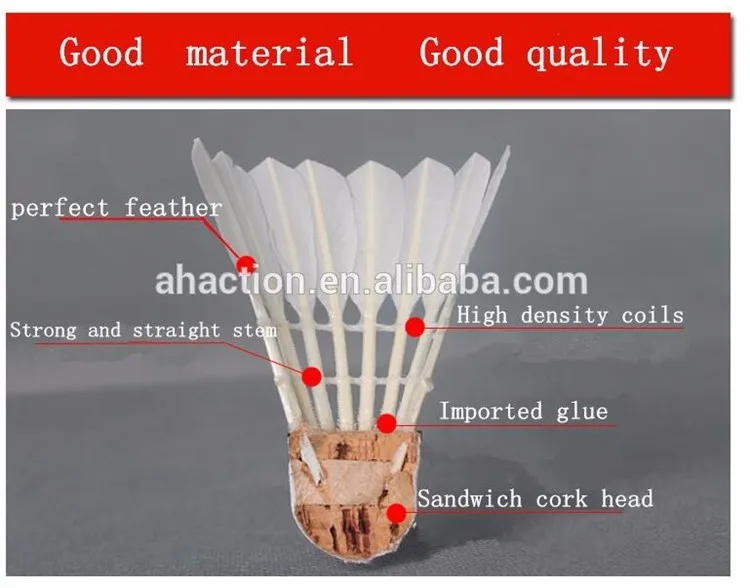 Most Durable Shuttlecock Buy Most Durable Shuttlecock,Most Durable Goose Feather Badminton