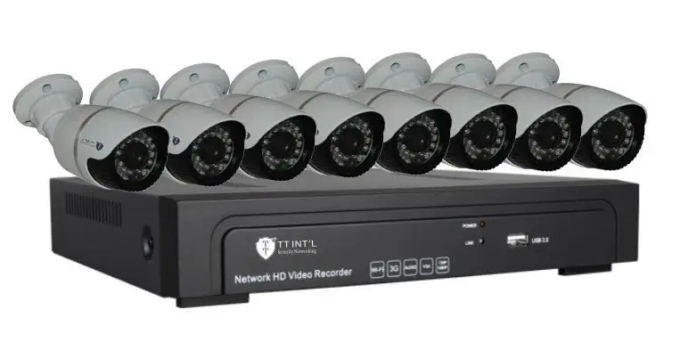 2016 Complete Cctv Set 8 Channel Ahd Dvr Kit Cctv Security Recording