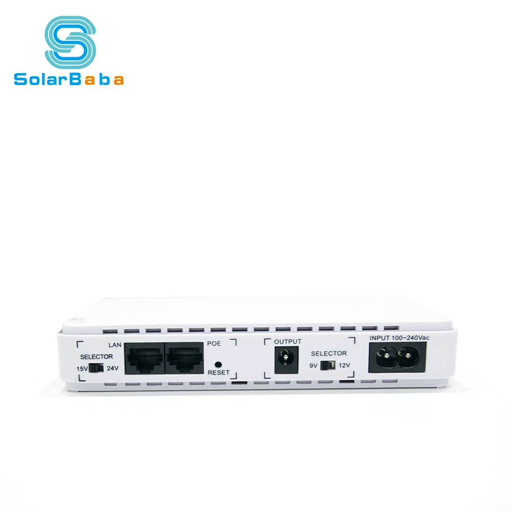 12v 1a portable mini ups inbuild battery backup for security camera