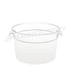 USA NSF Listed 10L All Purpose Kitchen use Plastic food Storage Bins Clear Unbreakable Polycarbonate Round Food Container