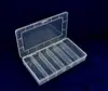 Tool Packing Storage Clear Case with 6pcs Fixed Compartments