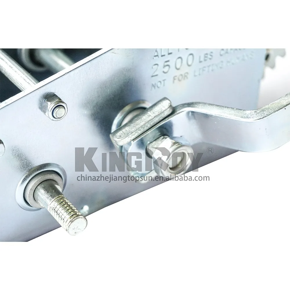 High Quality Manual Portable Towing Winch 2500 Lbs Boat Hand Winch With