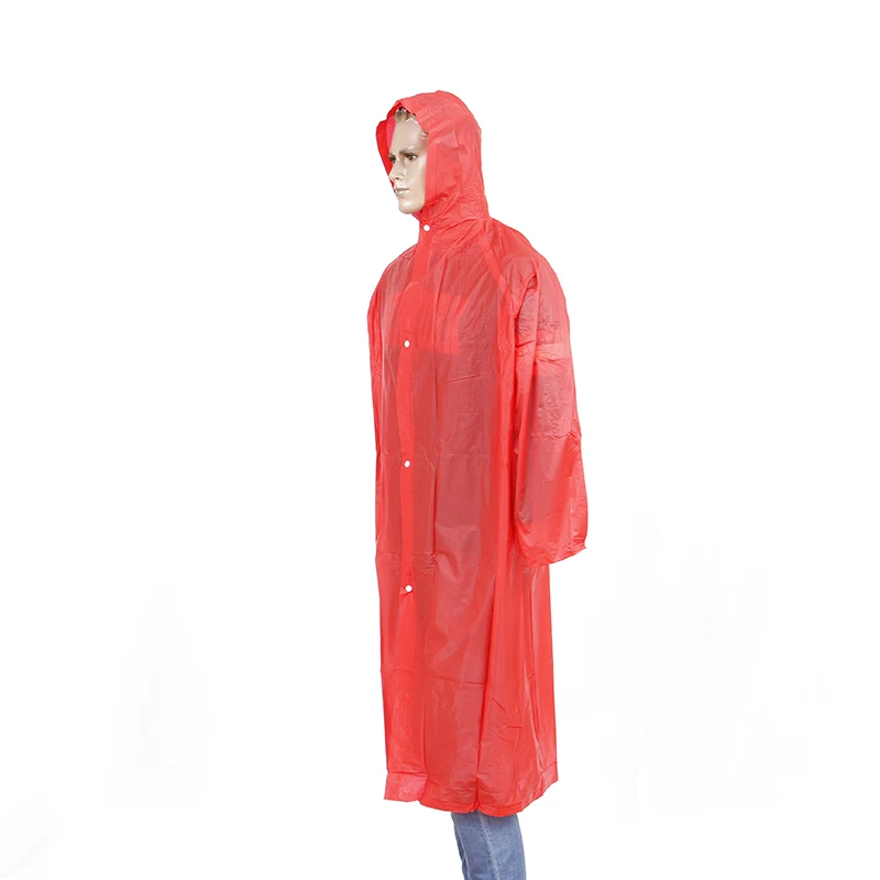 long raincoat with hood