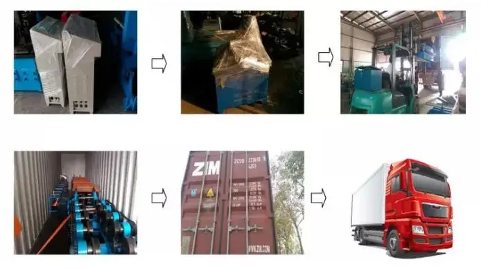 Floor tile double layer making machine Steel sheet metal roofing rolls forming machine