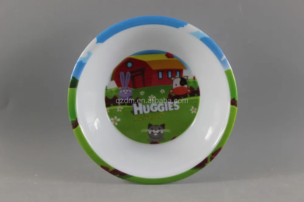 6 Inch Melamine Plastic Cereal Bowls For Children
