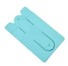 New Designs Silicone Phone Card Holder Leather Sticker Wallet ID Card Credit Card Phone Stand