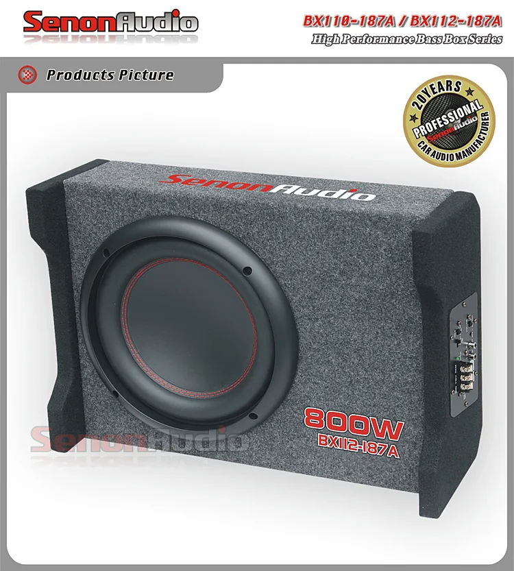 10 Inch Ported Cheap Custom Subwoofer Enclosure Boxes Under Seat Slim