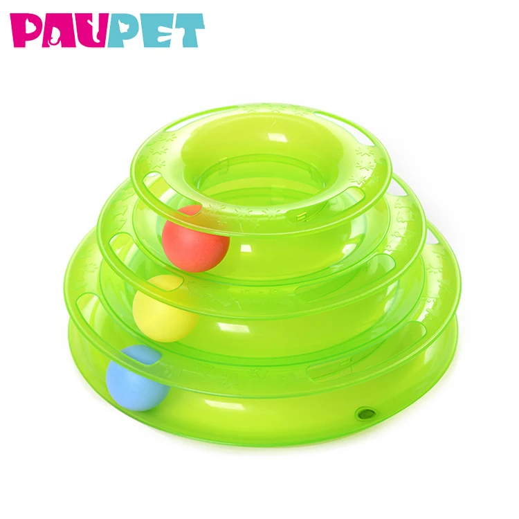 Cat Tracks Cat Toy - Fun Levels of Interactive Play - Circle Track with Moving Balls Satisfies  Hunting