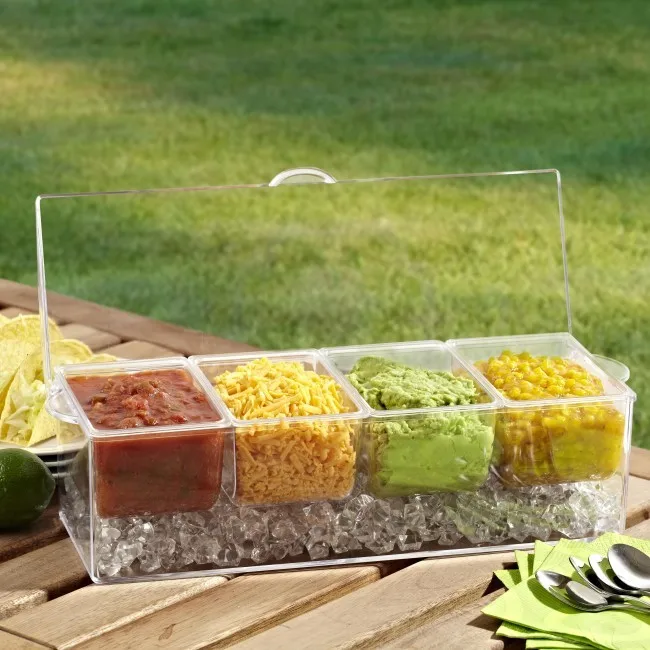 Condiments On Ice Tray 6978 Chilled Condiment Buy Condiment Tray