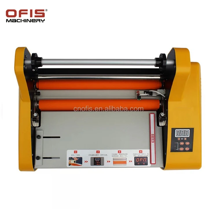 480mm Desktop Single Double Face Hot and Cold Roll Laminator