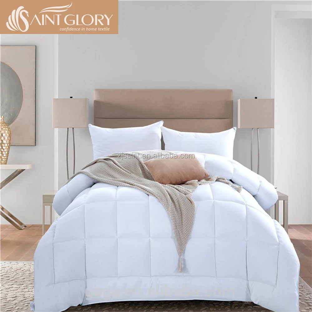 Twin Comforter Duvet Insert White Quilted Comforter Hypoallergenic