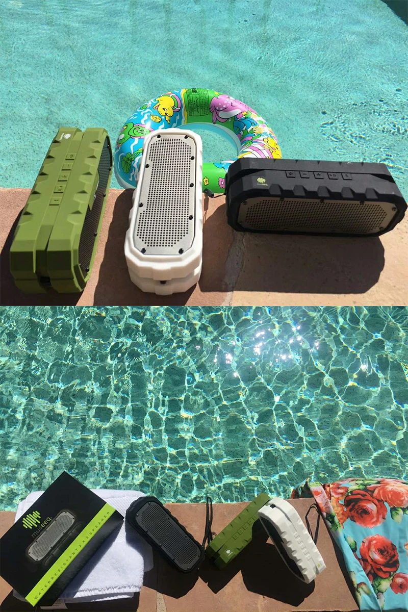 Museeq Portable Bluetooth Speaker Wireless With Ipx5 Waterproof