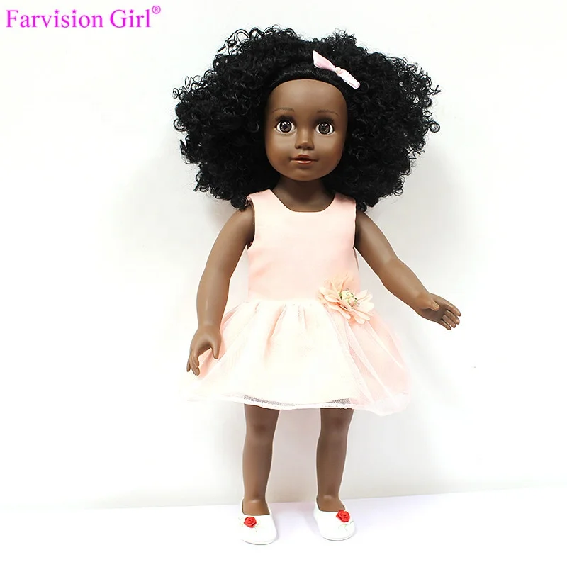 black head doll