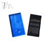 Plastic Case Hand Sewing Needle Self Threading Needle With Gold Eye