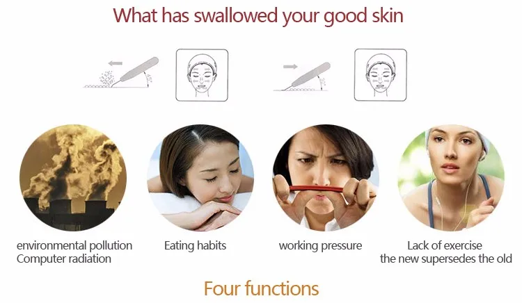 ultrathin portable ultrasonic skin scrubber Peeling Machine