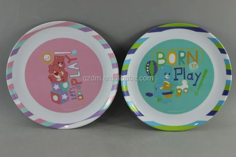 20cm Melamine Baby Plate Snacks plate For LFGB