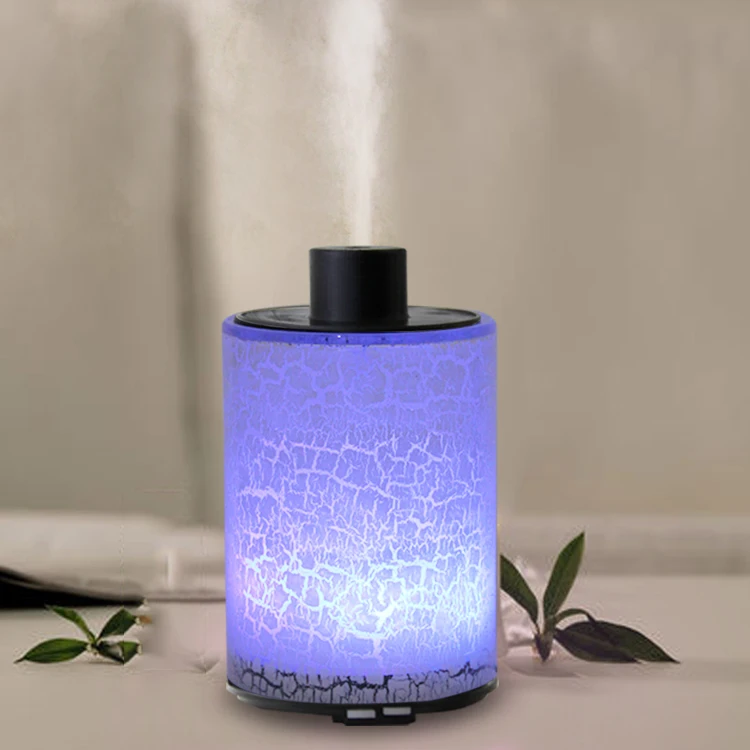 Top Sale Household Color Changing Glass Ultrasonic Essential Oil