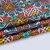 Dress garment material 50D maze crepe multi color flower chiffon fabric