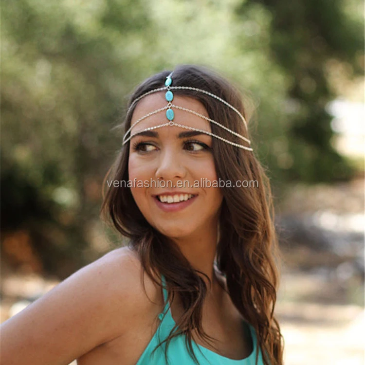 Three Layers Hair Head Piece Jewelry Indian Head Chain Buy Indian