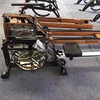 Vertical rowing machine Wood Frame Water Rower Rowing with Display