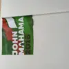 Custom logo plastic pole waving hand flag