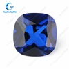 5A Cushion shape accurate machine cut gemstone blue color Spinel stone for decoration