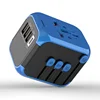 Smart all in one power plugs high speed 3.4A 4 USB chargers travel power adapter with type c port