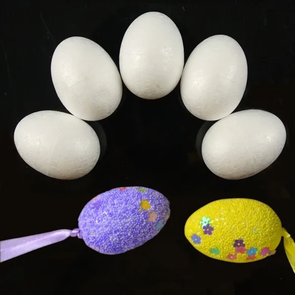 Wholesale 13cm Oval Shaped Styrofoam Foam Egg For Diy Craft Easter Eggs