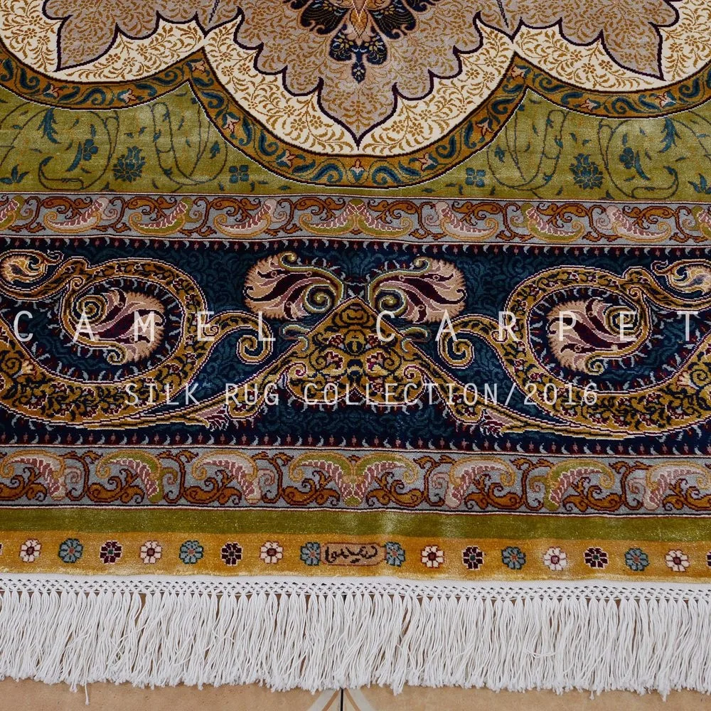 Oriental Bereich Teppich 200x300 Cm Handgewebte Seide Iranische