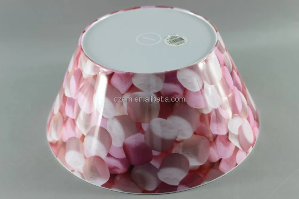 Two-Side Print 10" Melamine salad bowls