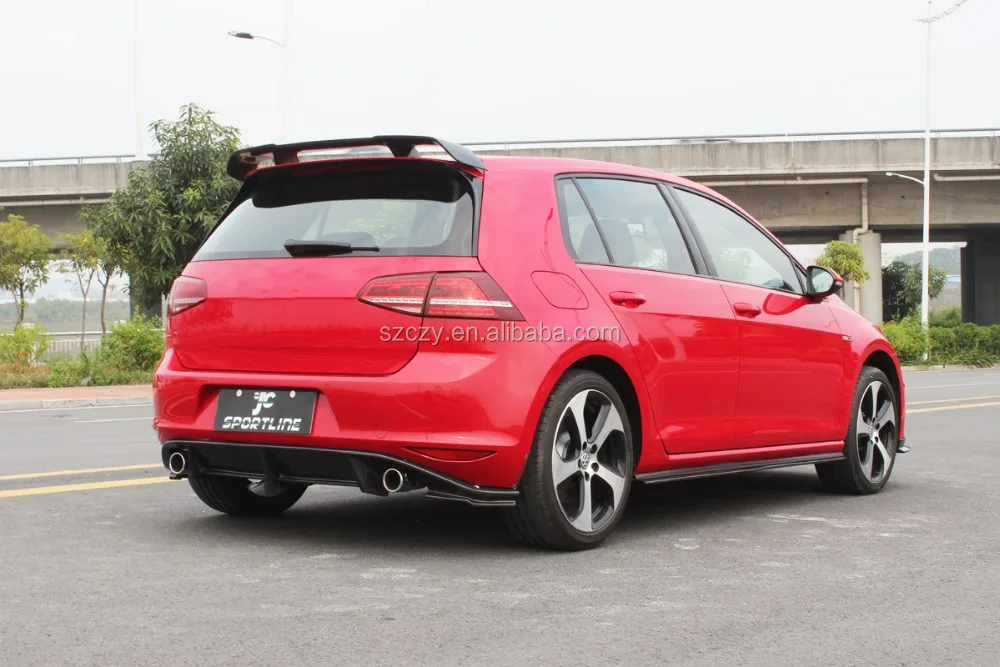 Carbon Fiber Car Side Skirt Kit For Vw Golf Vii 7 Gti 2014 Up Buy