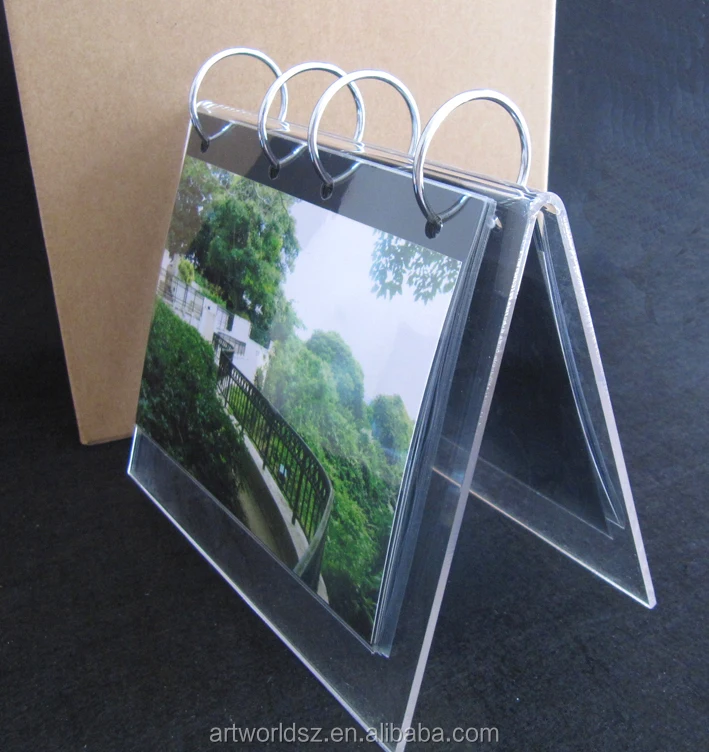 Clear Plastic Calendar Stand,Perspex Table Calendar Stand Buy Clear