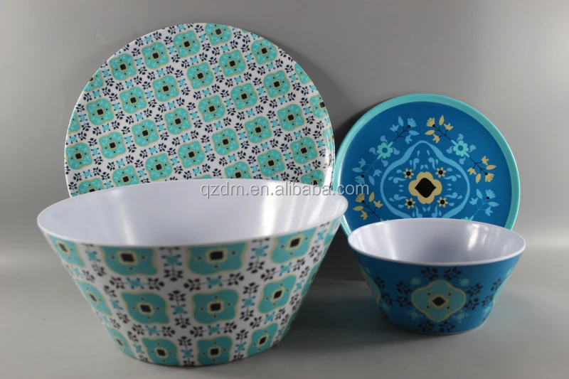 Factory supplies Melamine Salad Bowl And Plate Dishes Foodgarde