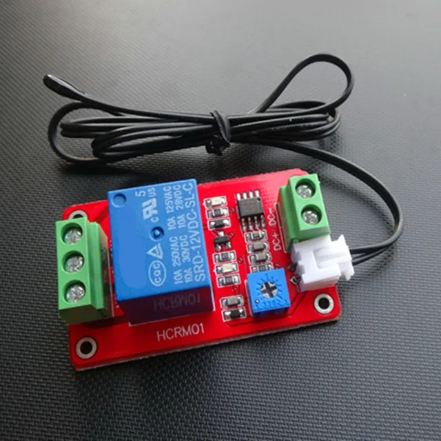 Hcrm01 Temperature Relay Switch 12v Thermal Overload Relay Control